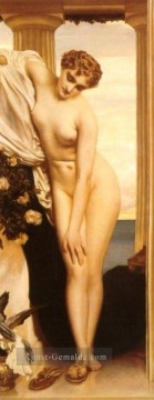 Venus Entkleiden für das Bad 1866 Akademismus Frederic Leighton Ölgemälde